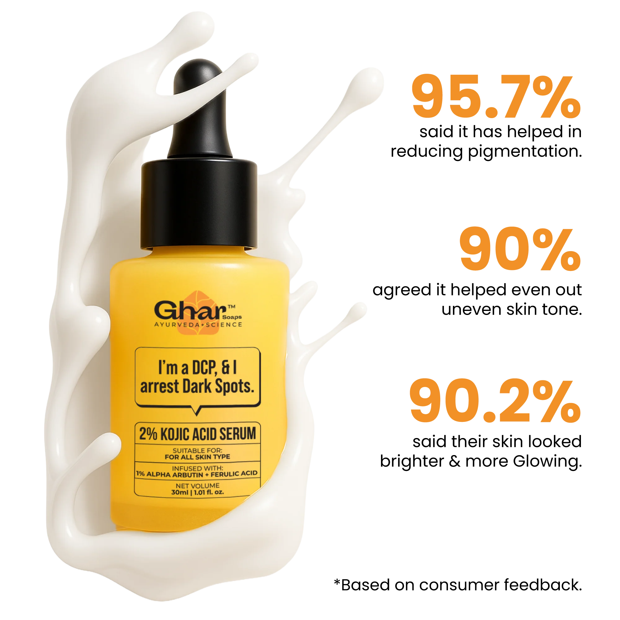 2% kojic acid serum infused with 1% alpha arbutin to reduce pigmentation - Image 5