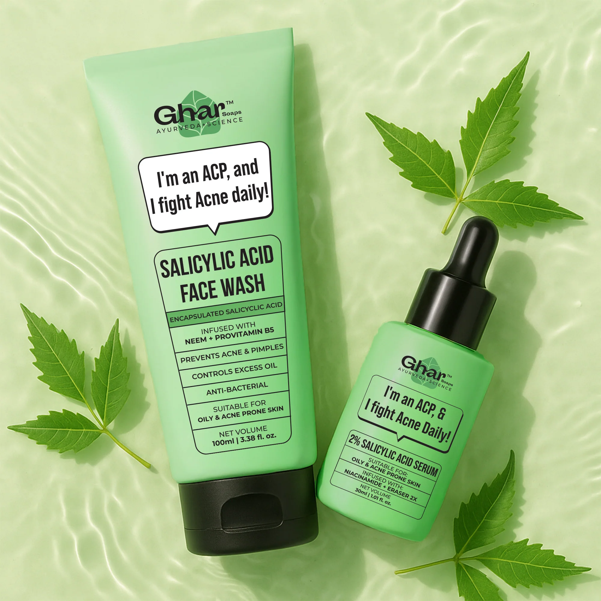 salicylic acid serum with eraser 2x, To Reduce Acne, Pimples - Image 11