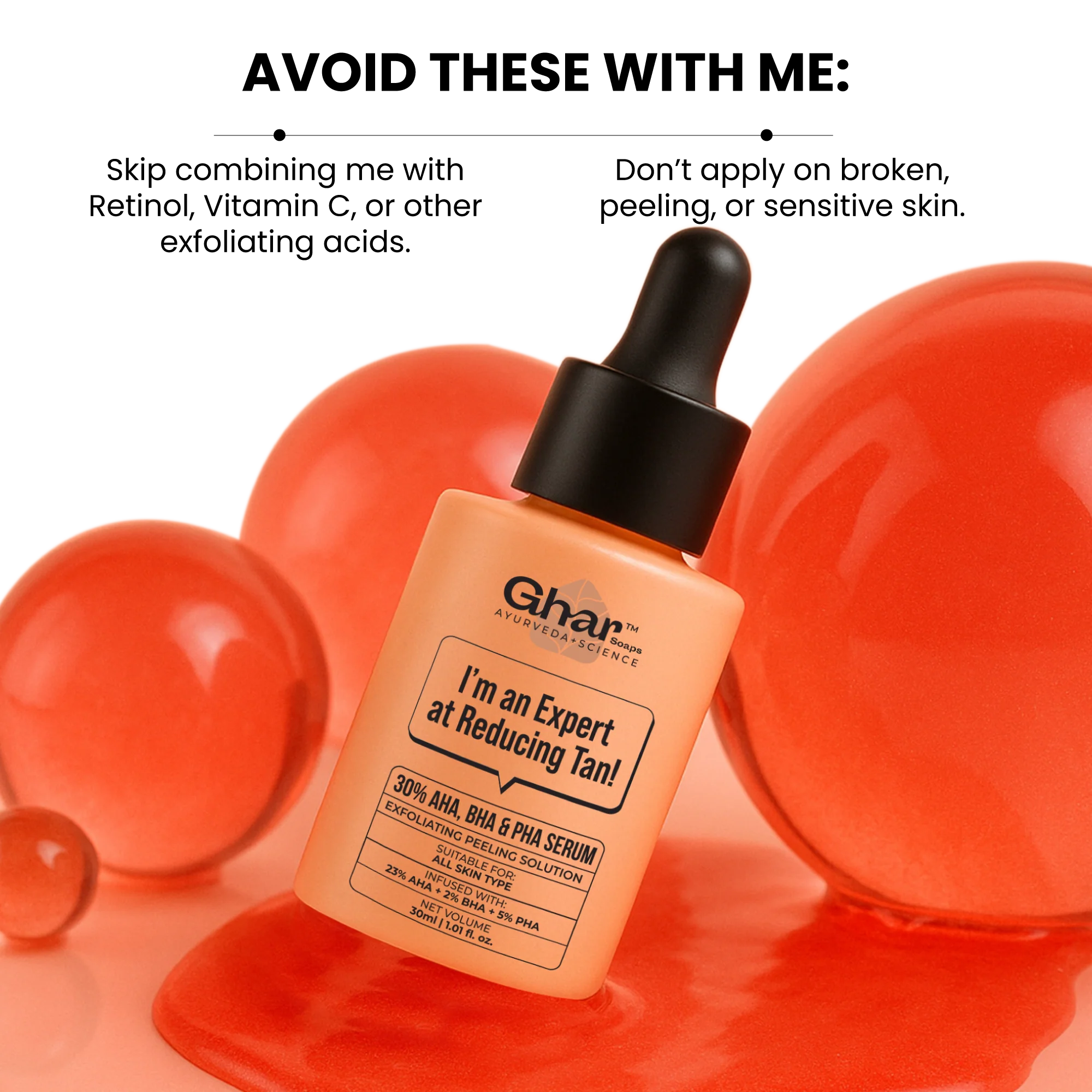 23% AHA 2% BHA & 5% PHA Magic Peeling Solution to reduce tan - Image 10