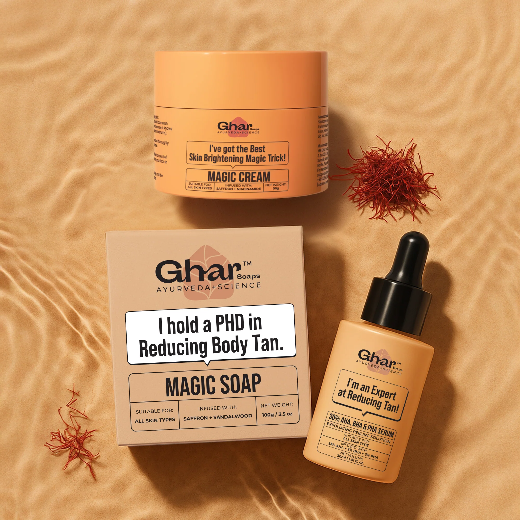 23% AHA 2% BHA & 5% PHA Magic Peeling Solution to reduce tan - Image 12