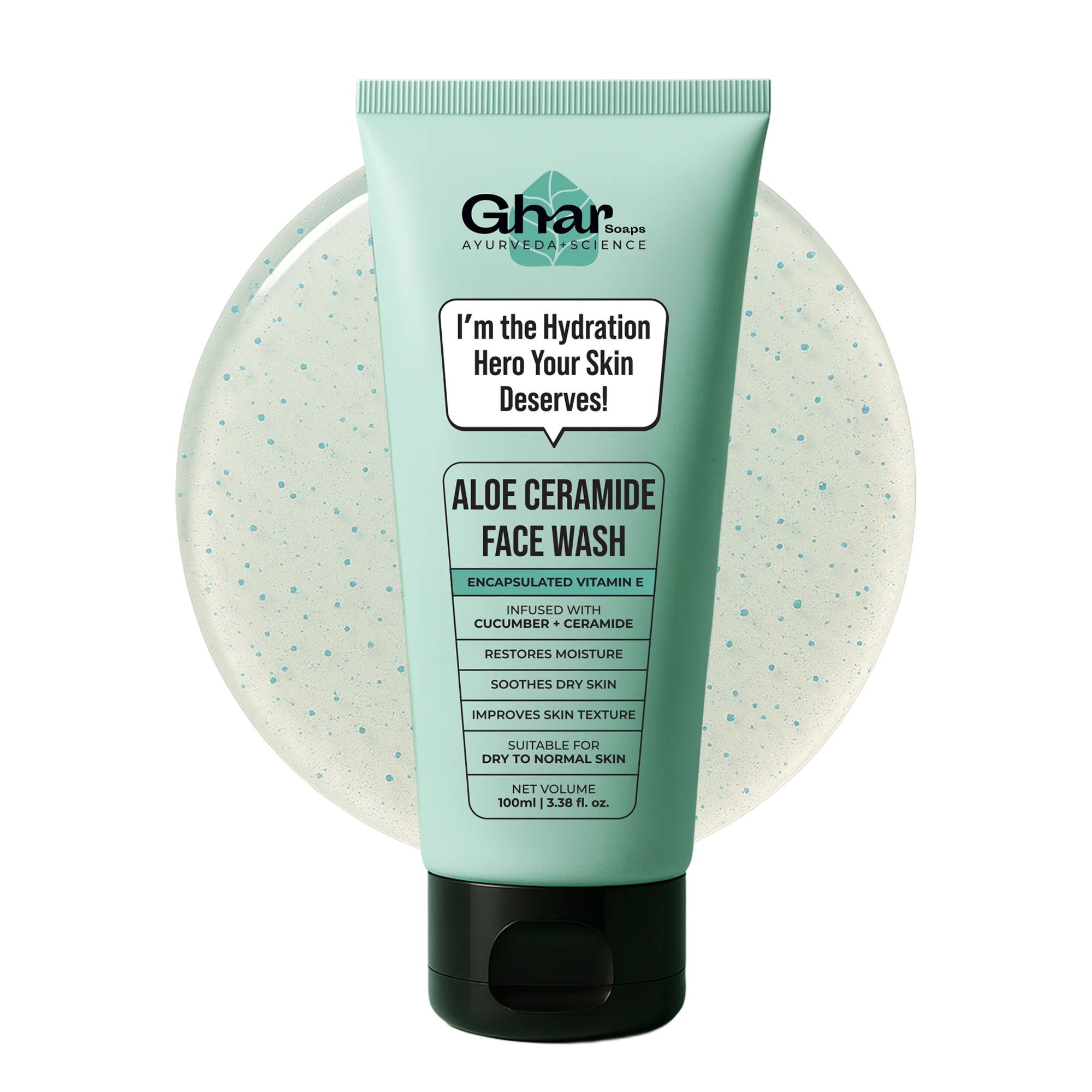 Aloe-Ceramide Face Wash For Dry to Normal Skin - Image 10