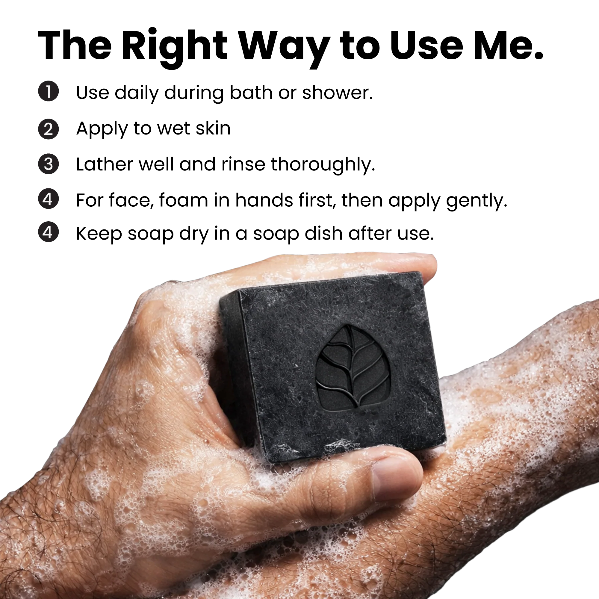 Charcoal + Salicylic acid soap - Image 6