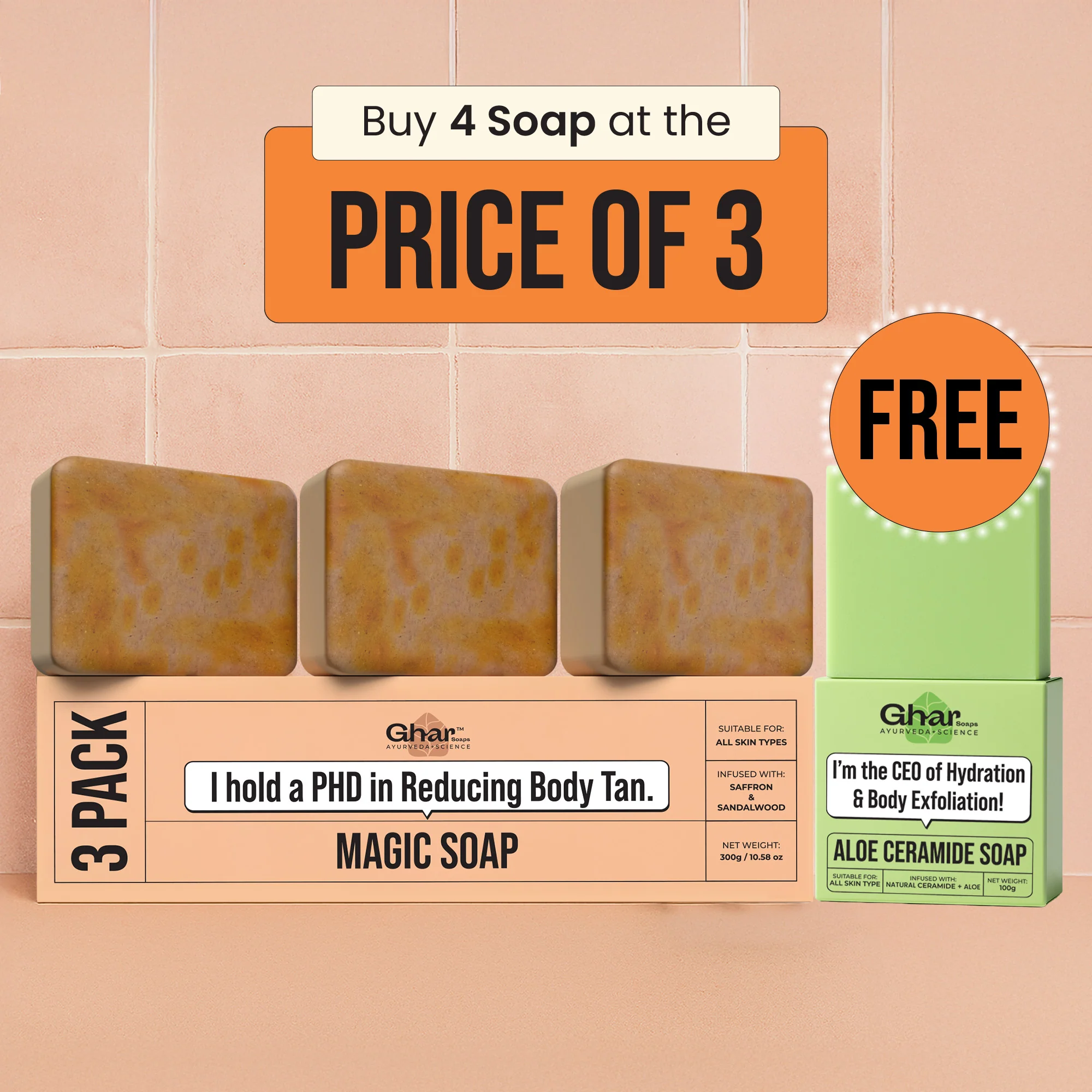 Free Soap With Magic Soap Pack of 3 - Image 2