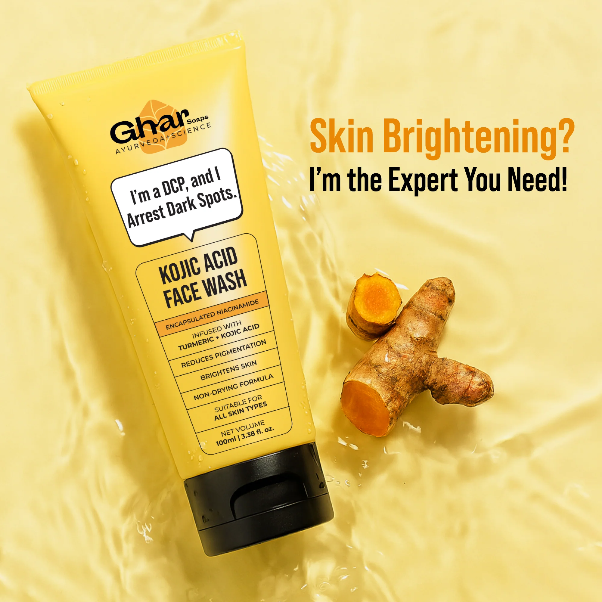 Kojic Acid & Turmeric Face Wash - Image 4