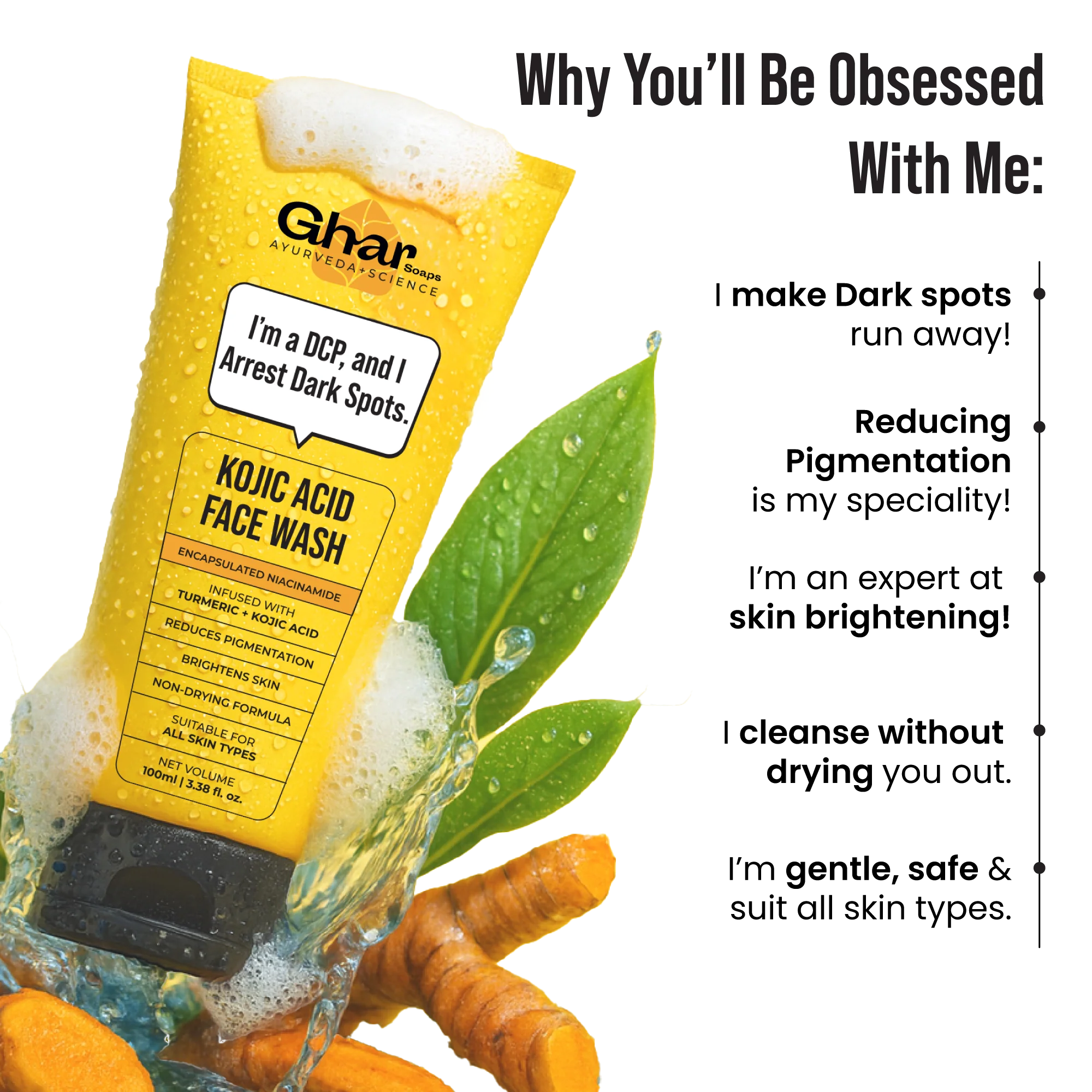 Kojic Acid & Turmeric Face Wash - Image 5