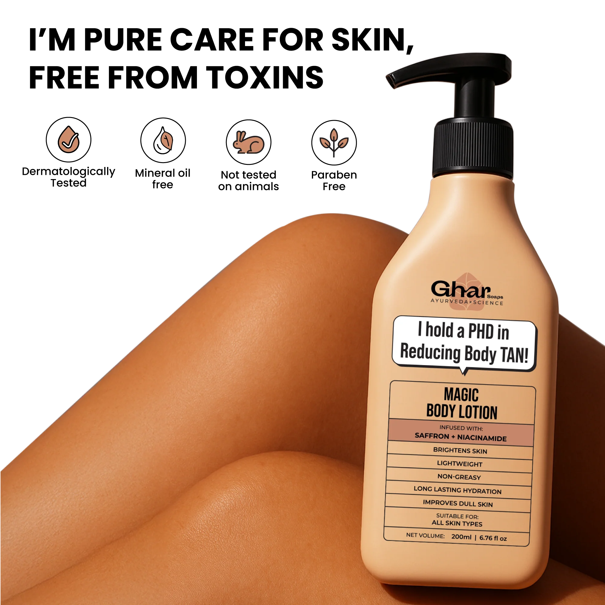 Magic Body Lotion with Saffron and Niacinamide - Image 7