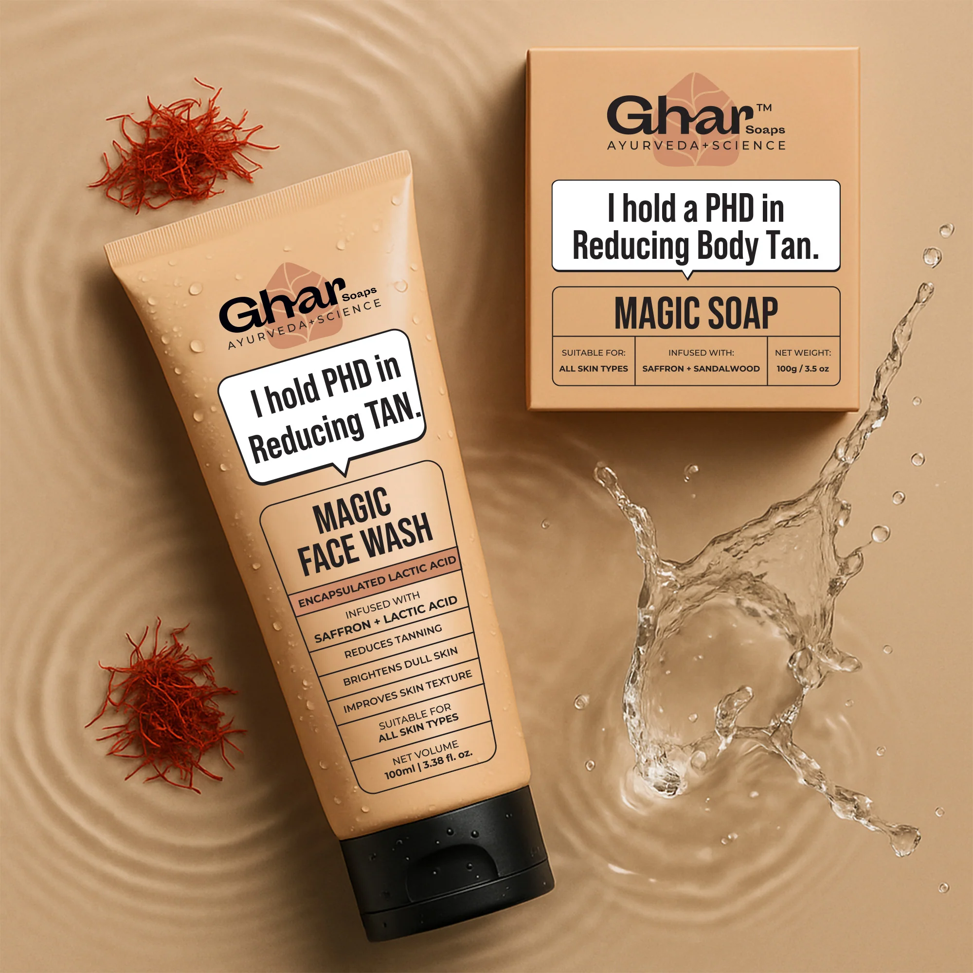 Magic Face wash With Saffron and Lactic Acid - Image 10