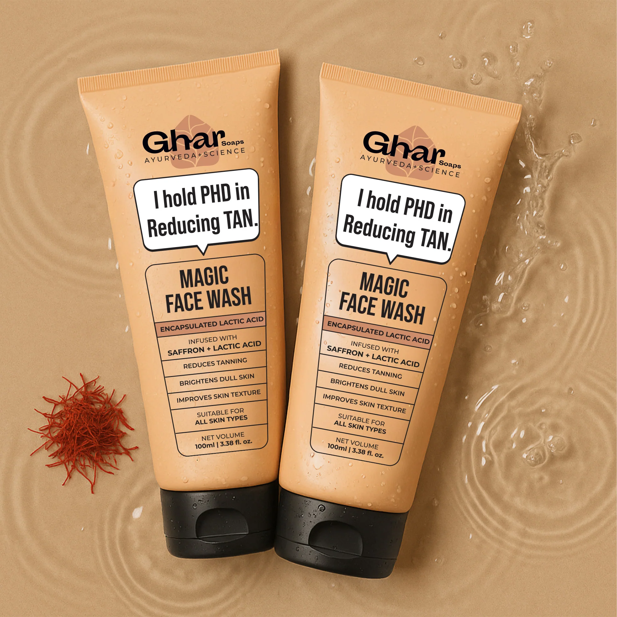 Magic Face wash With Saffron and Lactic Acid - Image 11