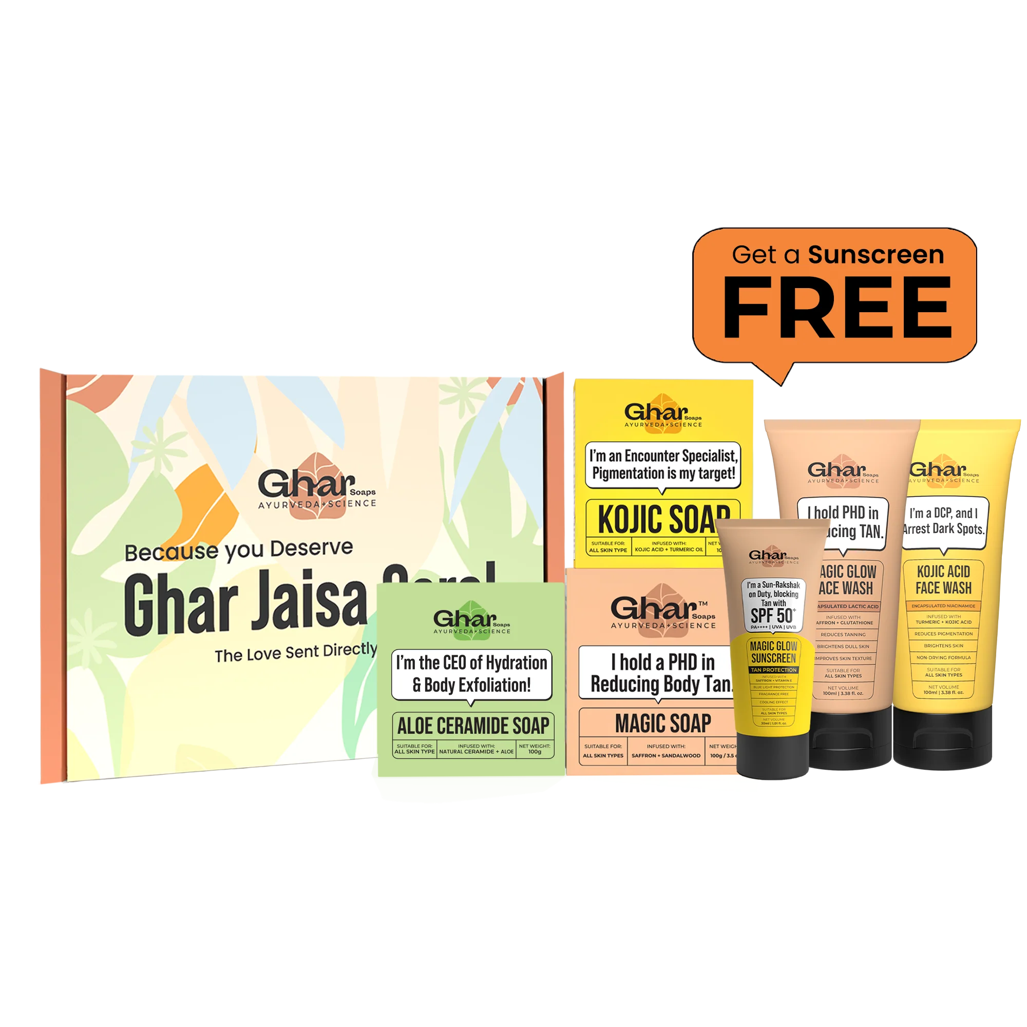 Natural Soaps Trio with Free Magic Sunscreen - Image 3