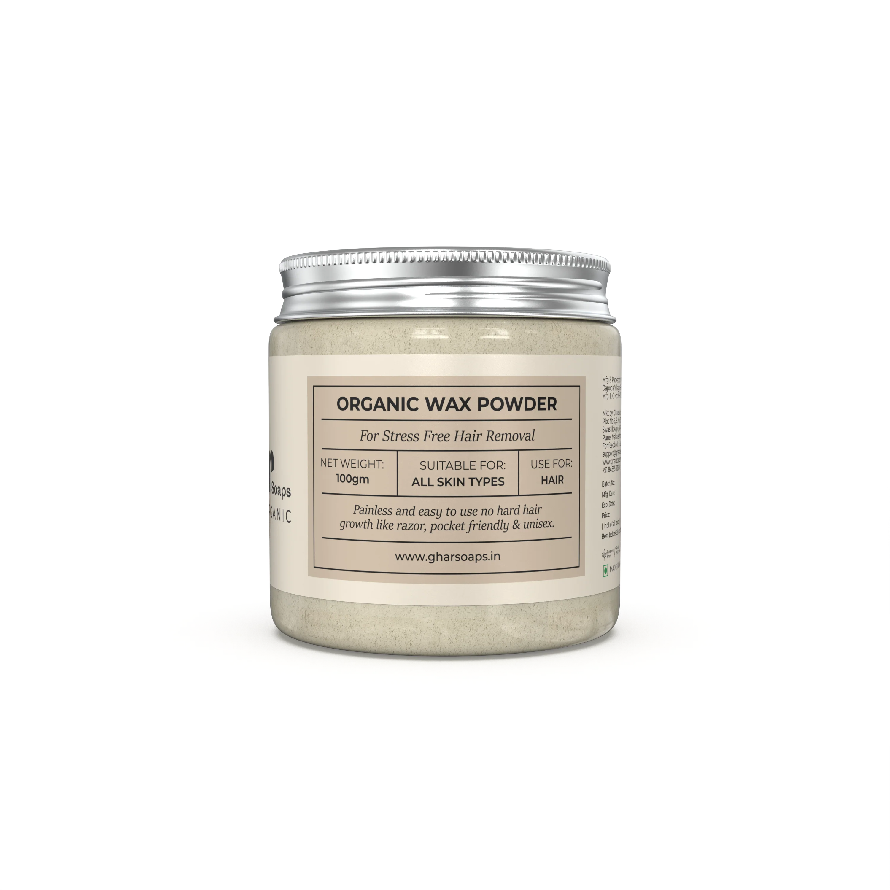 The Organic Hair Removal Wax Powder ( Unisex ) - Image 4